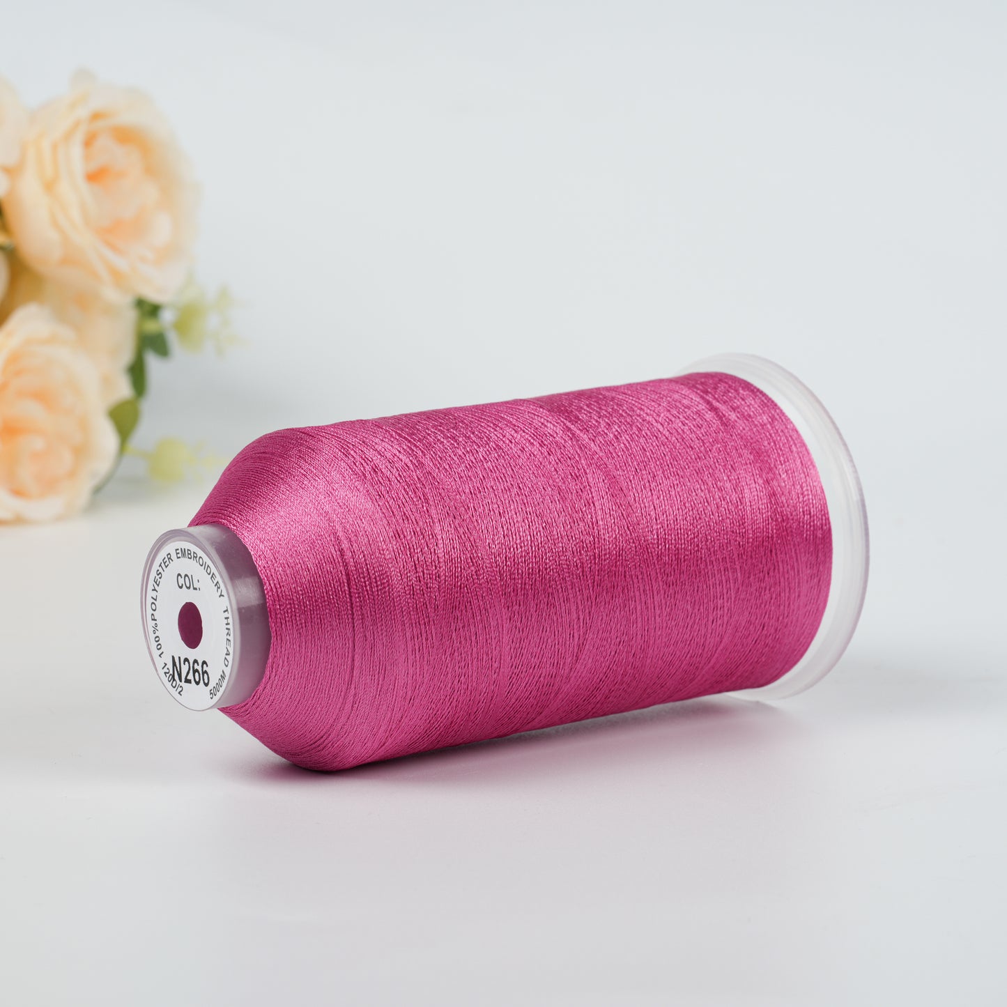 New Brothread 40WT Polyester Embroidery Machine Thread | 5000M per Spool | Includes Janome Colors for Commercial/Home Use