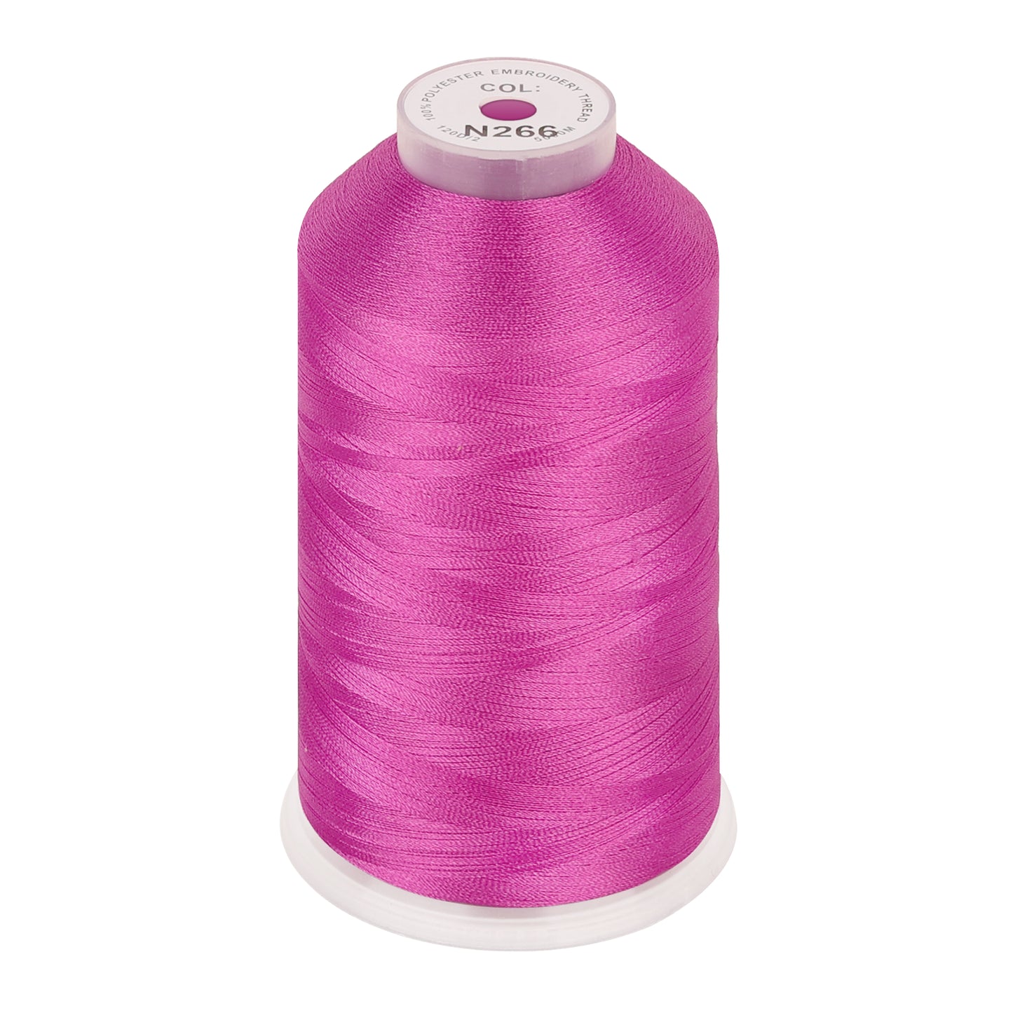 New brothread 100% Polyester with High Sheen Embroidery Thread, 5000M, 40WT(120D/2) 150+ Colors Selected for Commercial Multi Needles and Single Needle Embroidery Machine