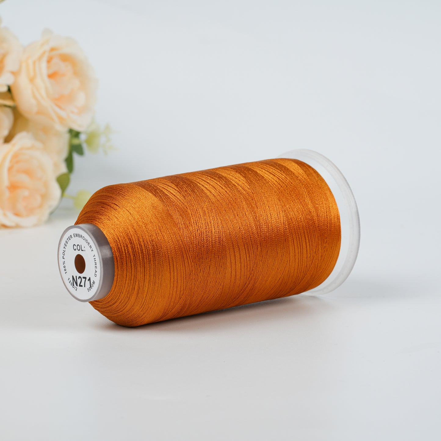 New Brothread 40WT Polyester Embroidery Machine Thread | 5000M per Spool | Includes Janome Colors for Commercial/Home Use