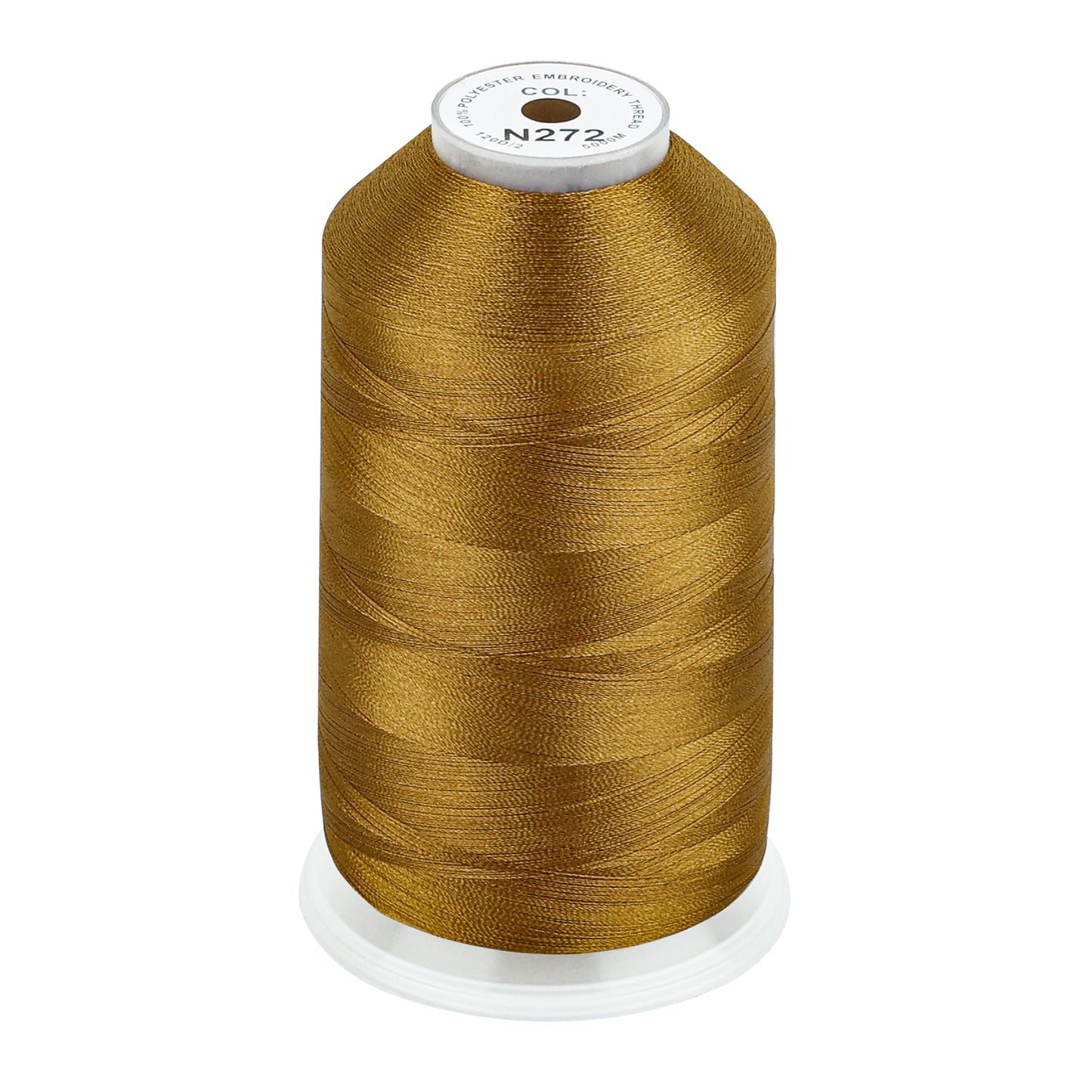 New brothread 100% Polyester with High Sheen Embroidery Thread, 5000M, 40WT(120D/2) 150+ Colors Selected for Commercial Multi Needles and Single Needle Embroidery Machine