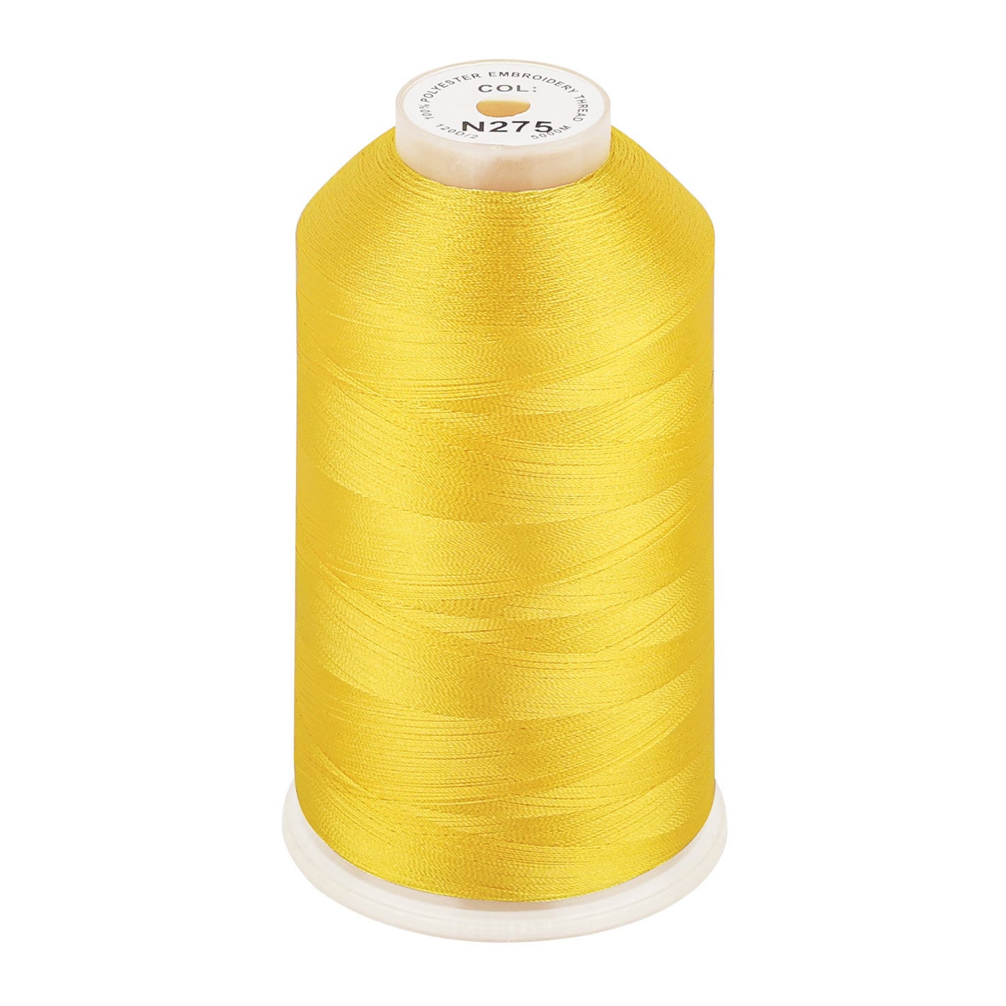 New brothread 100% Polyester with High Sheen Embroidery Thread, 5000M, 40WT(120D/2) 150+ Colors Selected for Commercial Multi Needles and Single Needle Embroidery Machine