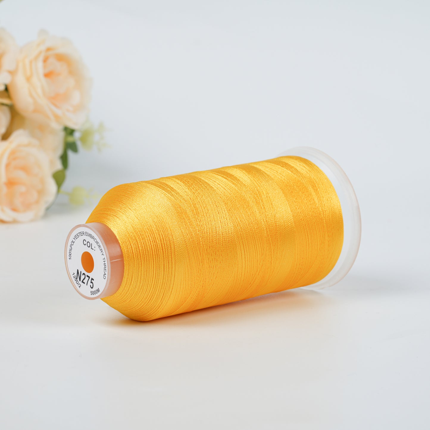 New Brothread 40WT Polyester Embroidery Machine Thread | 5000M per Spool | Includes Janome Colors for Commercial/Home Use