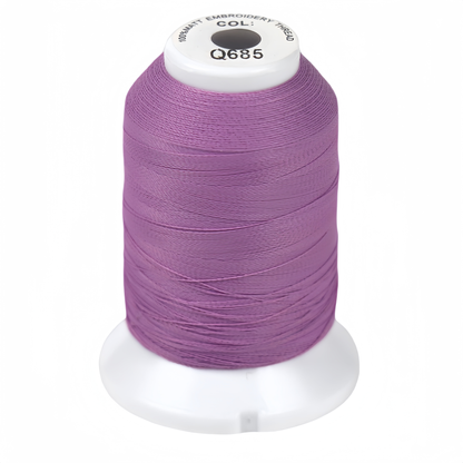 New brothread Single Spool Frosty Matt Embroidery Machine Thread 40WT Each Spool 500M