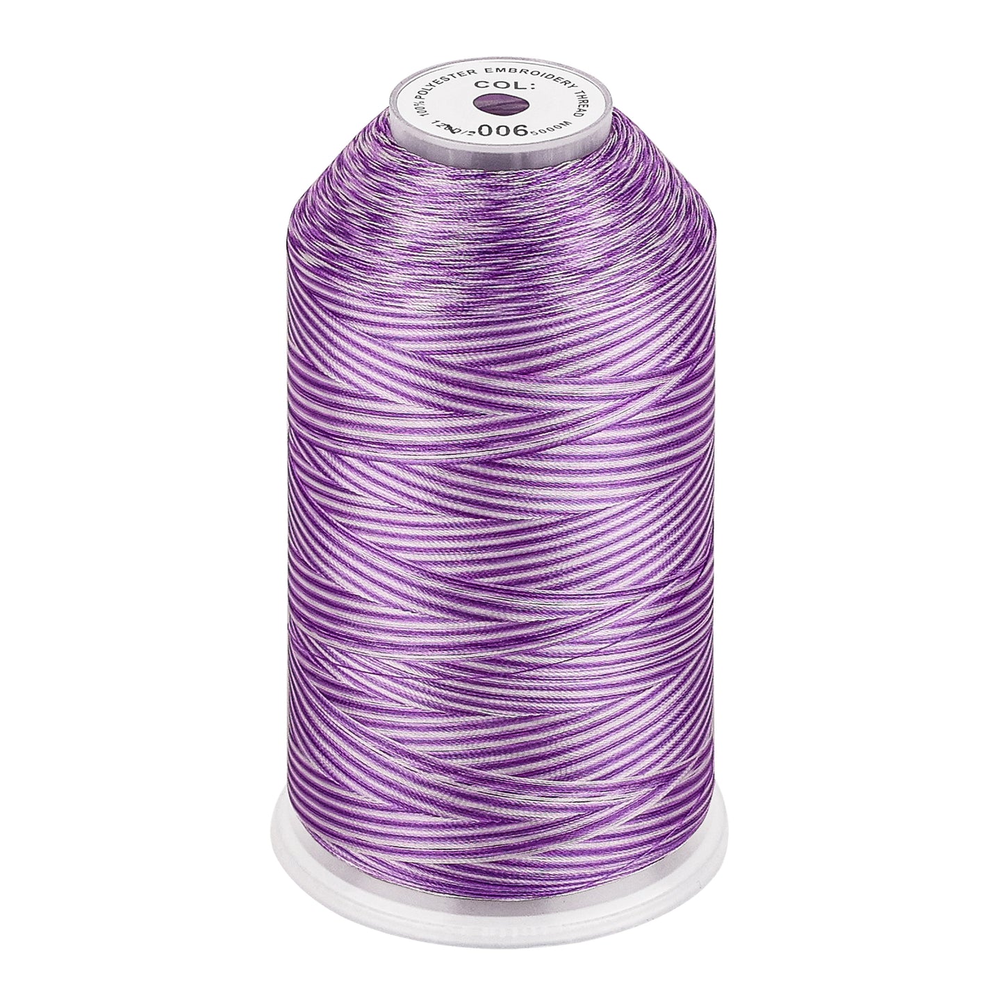 New brothread 100% Polyester with High Sheen Embroidery Thread, 5000M, 40WT(120D/2) 150+ Colors Selected for Commercial Multi Needles and Single Needle Embroidery Machine