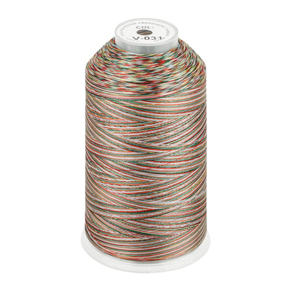 New brothread 100% Polyester with High Sheen Embroidery Thread, 5000M, 40WT(120D/2) 150+ Colors Selected for Commercial Multi Needles and Single Needle Embroidery Machine