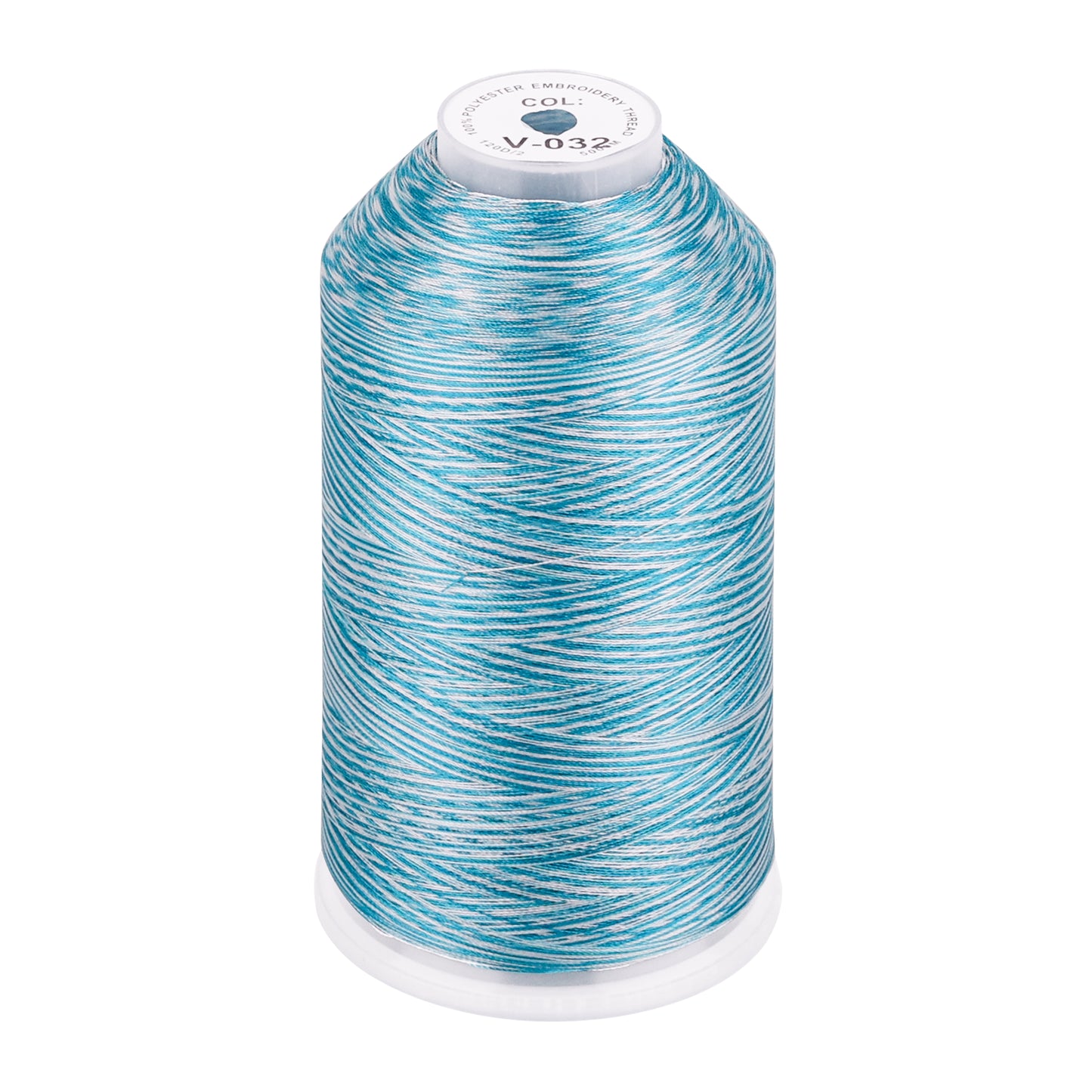 New brothread 100% Polyester with High Sheen Embroidery Thread, 5000M, 40WT(120D/2) 150+ Colors Selected for Commercial Multi Needles and Single Needle Embroidery Machine