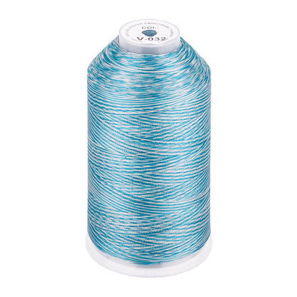 New brothread 100% Polyester with High Sheen Embroidery Thread, 5000M, 40WT(120D/2) 150+ Colors Selected for Commercial Multi Needles and Single Needle Embroidery Machine