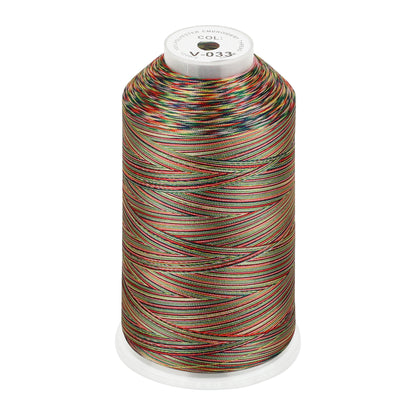 New brothread 100% Polyester with High Sheen Embroidery Thread, 5000M, 40WT(120D/2) 150+ Colors Selected for Commercial Multi Needles and Single Needle Embroidery Machine