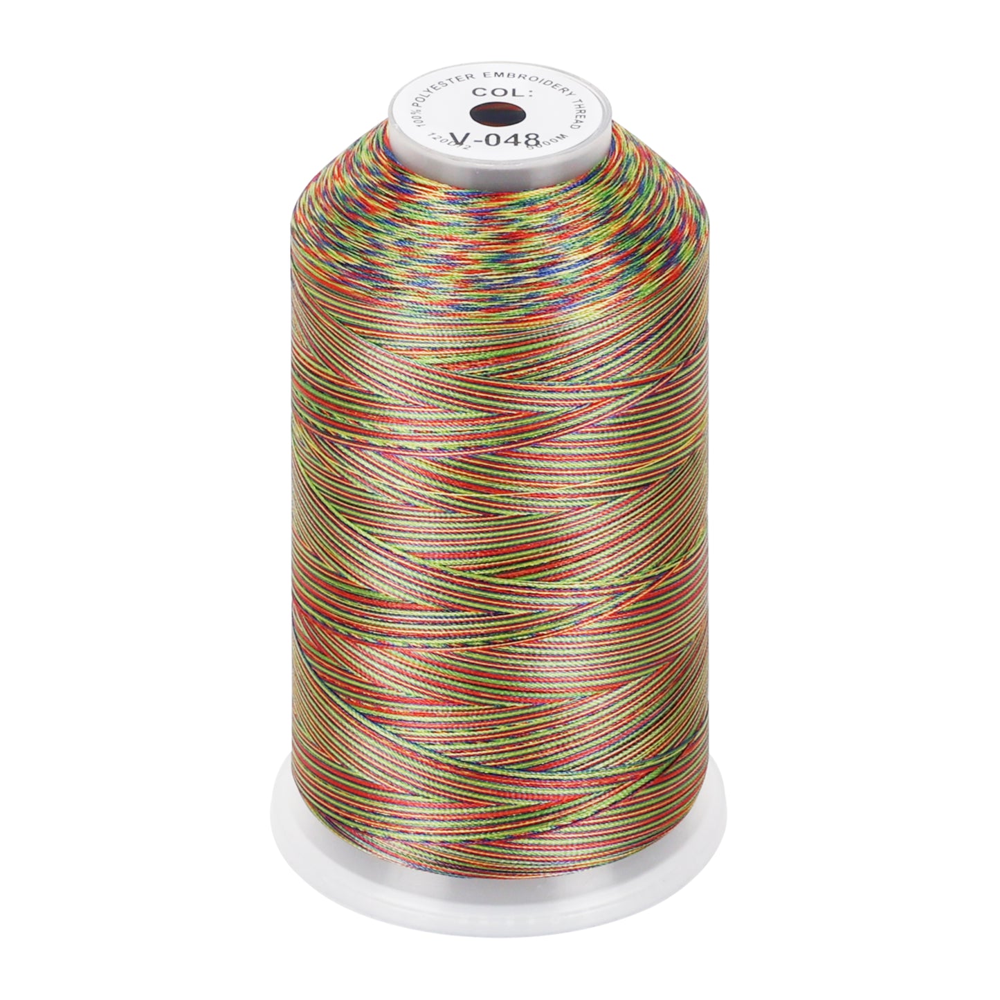 New brothread 100% Polyester with High Sheen Embroidery Thread, 5000M, 40WT(120D/2) 150+ Colors Selected for Commercial Multi Needles and Single Needle Embroidery Machine