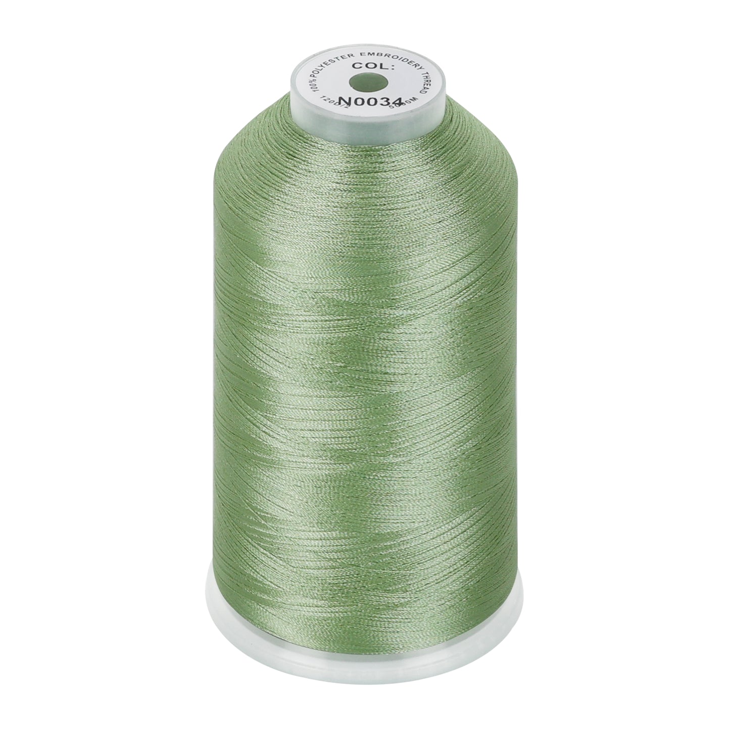 New brothread 100% Polyester with High Sheen Embroidery Thread, 5000M, 40WT(120D/2) 150+ Colors Selected for Commercial Multi Needles and Single Needle Embroidery Machine