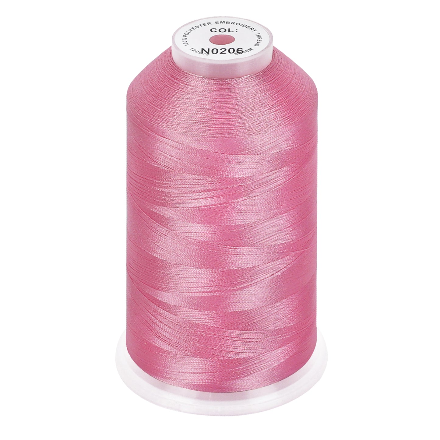 New brothread 100% Polyester with High Sheen Embroidery Thread, 5000M, 40WT(120D/2) 150+ Colors Selected for Commercial Multi Needles and Single Needle Embroidery Machine
