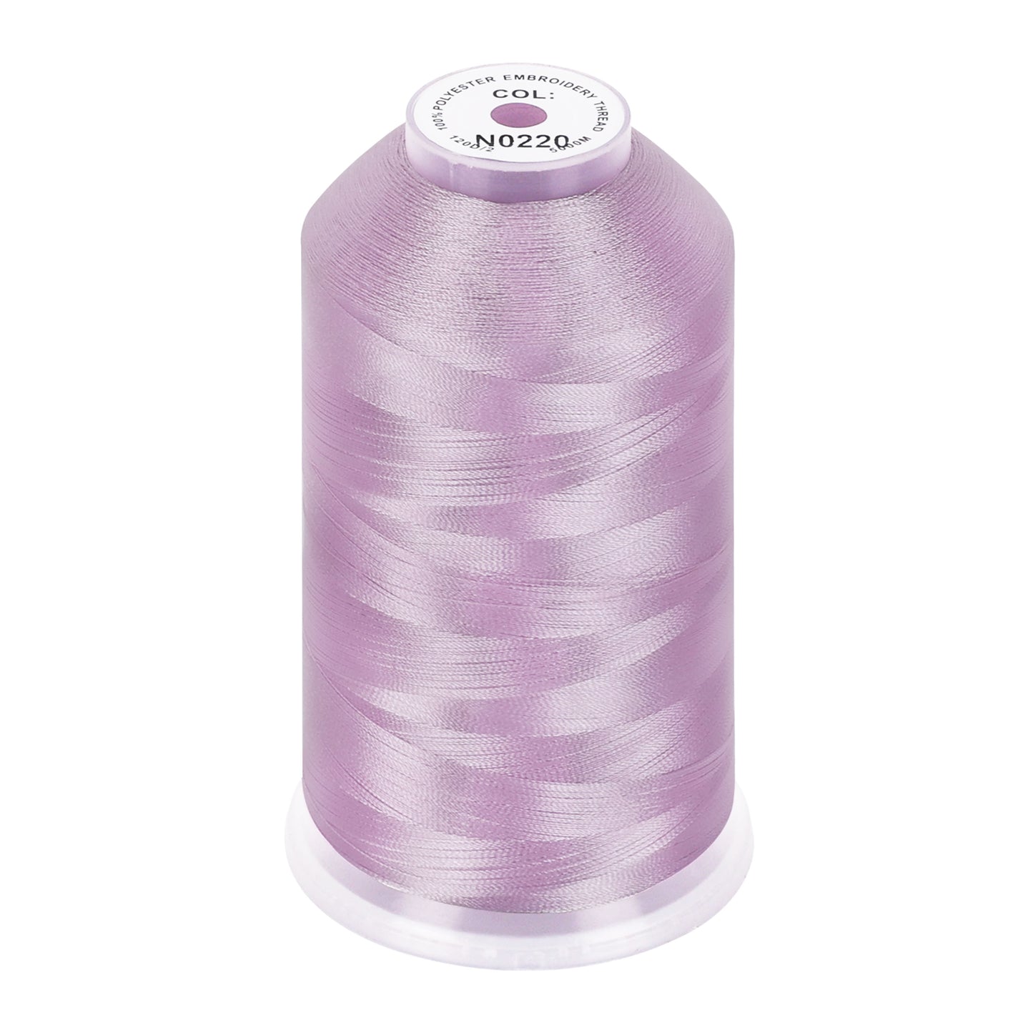 New brothread 100% Polyester with High Sheen Embroidery Thread, 5000M, 40WT(120D/2) 150+ Colors Selected for Commercial Multi Needles and Single Needle Embroidery Machine