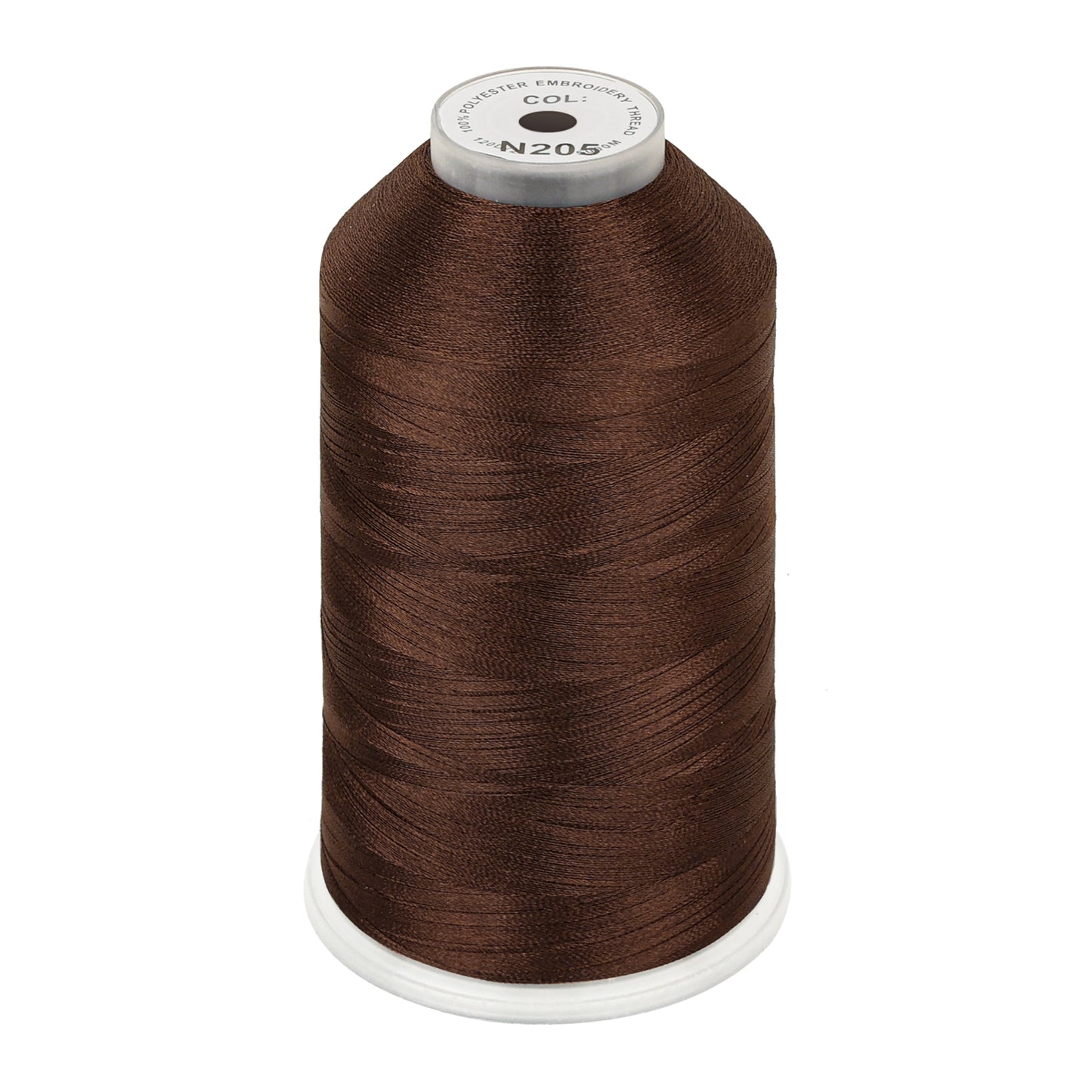 New brothread 100% Polyester with High Sheen Embroidery Thread, 5000M, 40WT(120D/2) 150+ Colors Selected for Commercial Multi Needles and Single Needle Embroidery Machine