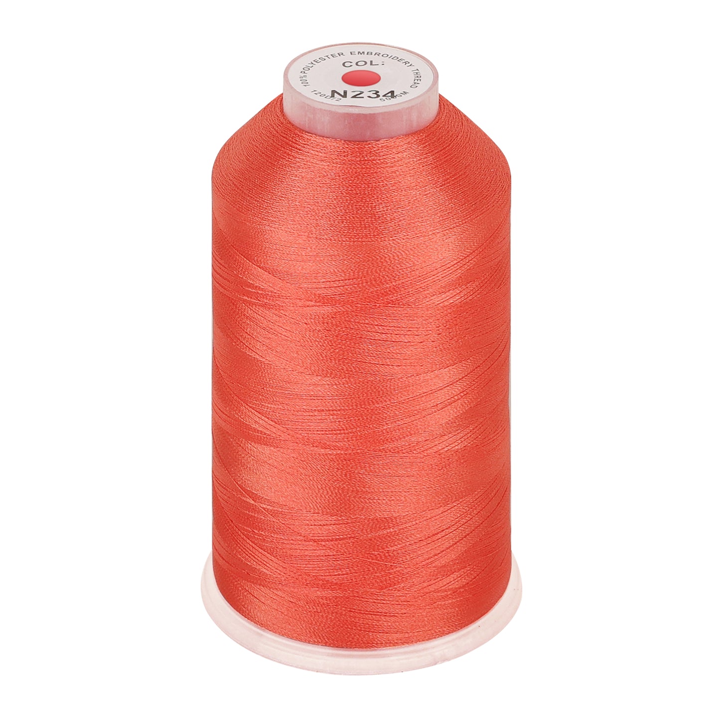 New brothread 100% Polyester with High Sheen Embroidery Thread, 5000M, 40WT(120D/2) 150+ Colors Selected for Commercial Multi Needles and Single Needle Embroidery Machine