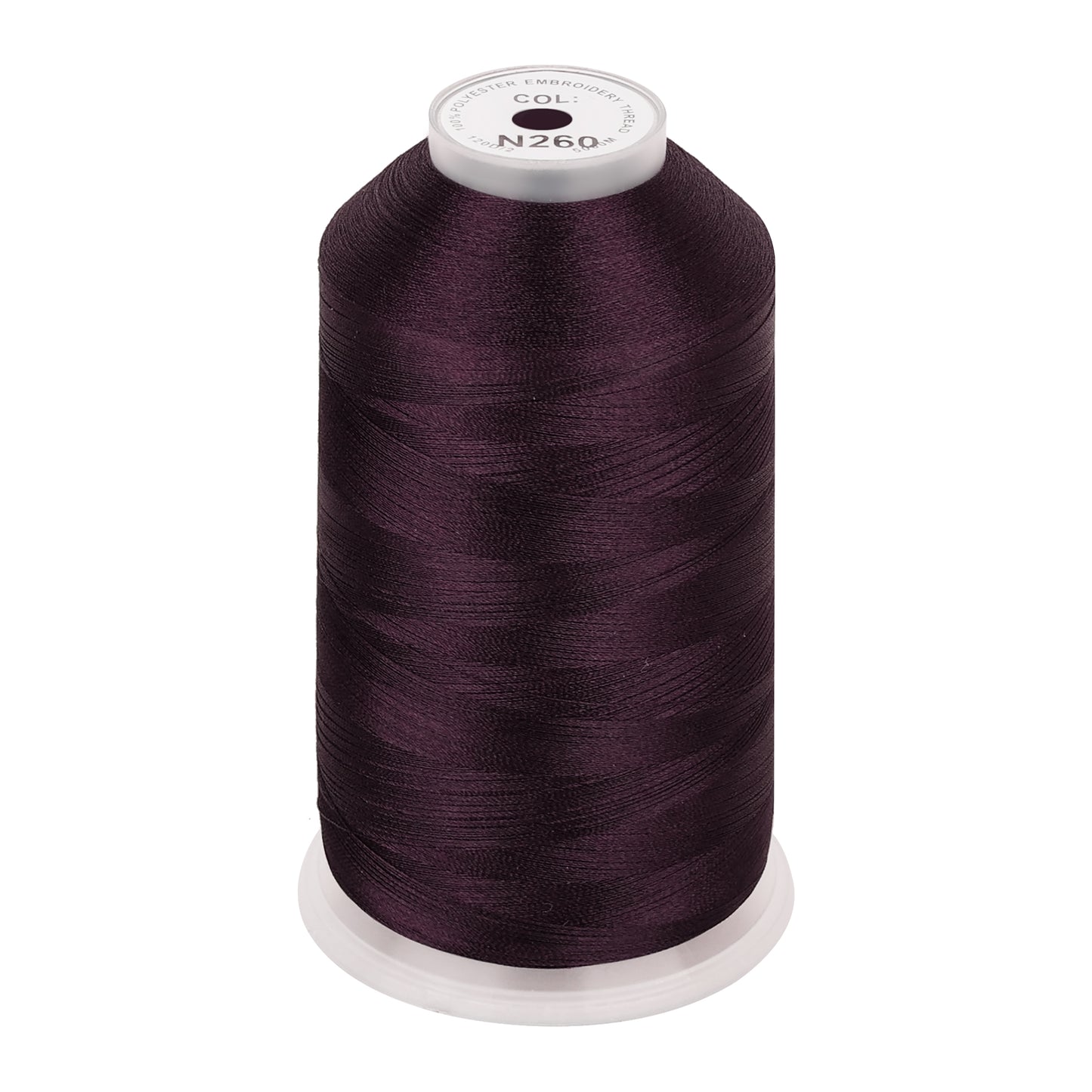 New brothread 100% Polyester with High Sheen Embroidery Thread, 5000M, 40WT(120D/2) 150+ Colors Selected for Commercial Multi Needles and Single Needle Embroidery Machine