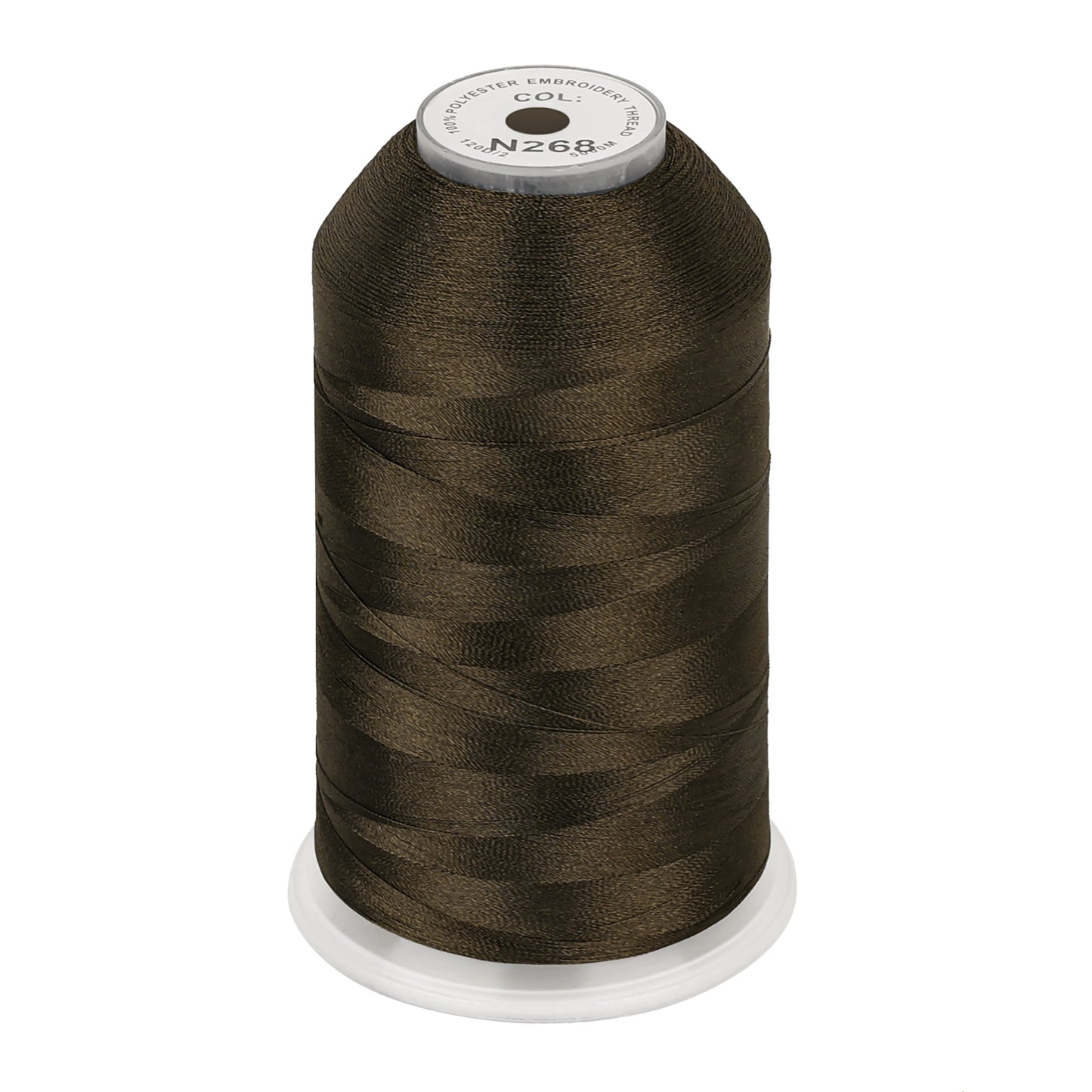 New brothread 100% Polyester with High Sheen Embroidery Thread, 5000M, 40WT(120D/2) 150+ Colors Selected for Commercial Multi Needles and Single Needle Embroidery Machine