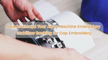 New brothread Tearaway Embroidery Stabilizer Backing for Caps and Hats
