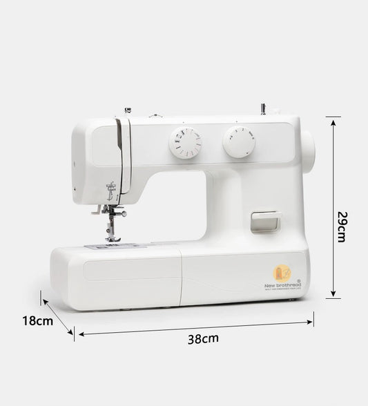 New brothread Computerized Sewing Machine with 100 Stitches, LCD Display, Extension Table, 7 Buttonholes and a Comprehensive Set of 31 Accessories for Every Project.