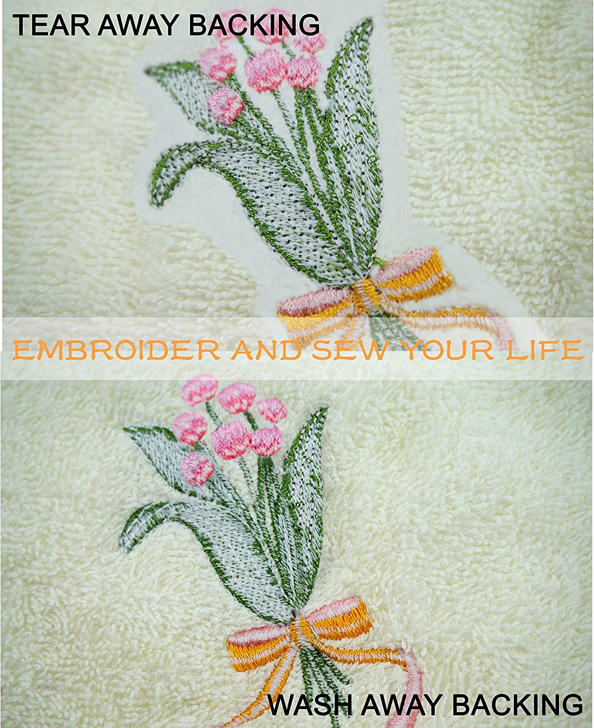 EASY EMBROIDERY TRANSFER METHOD  WATER SOLUBLE STABILZER — Pam Ash Designs