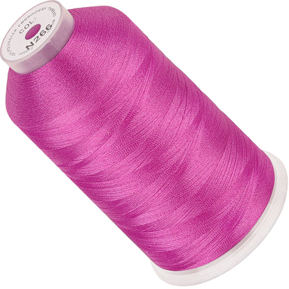 New brothread Single Huge Spool 5000M Each Polyester Embroidery Machine Thread 40WT - Janome Colors