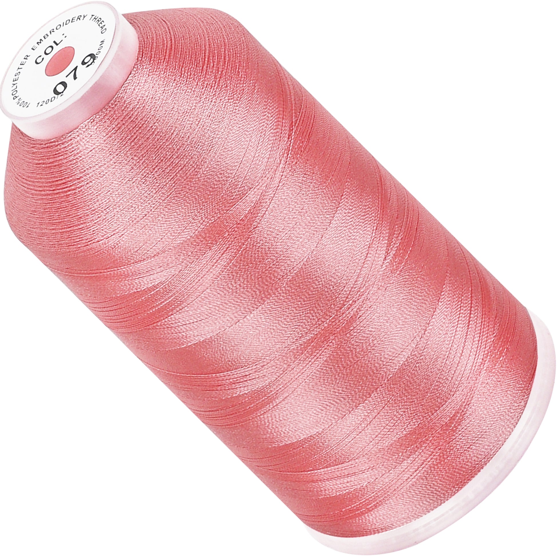 Embroidery Thread 5000m, Polyester, Pink (EG584)