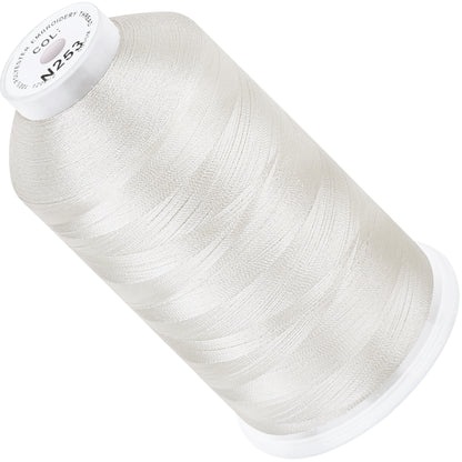 New brothread Single Huge Spool 5000M Each Polyester Embroidery Machine Thread 40WT - Janome Colors