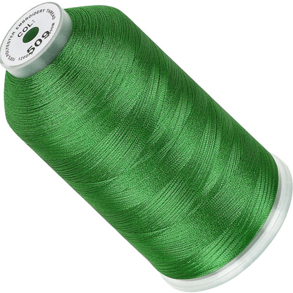 New brothread Single Huge Spool 5000M Each Polyester Embroidery Machine Thread 40WT - Brother Colors + Variegated Colors
