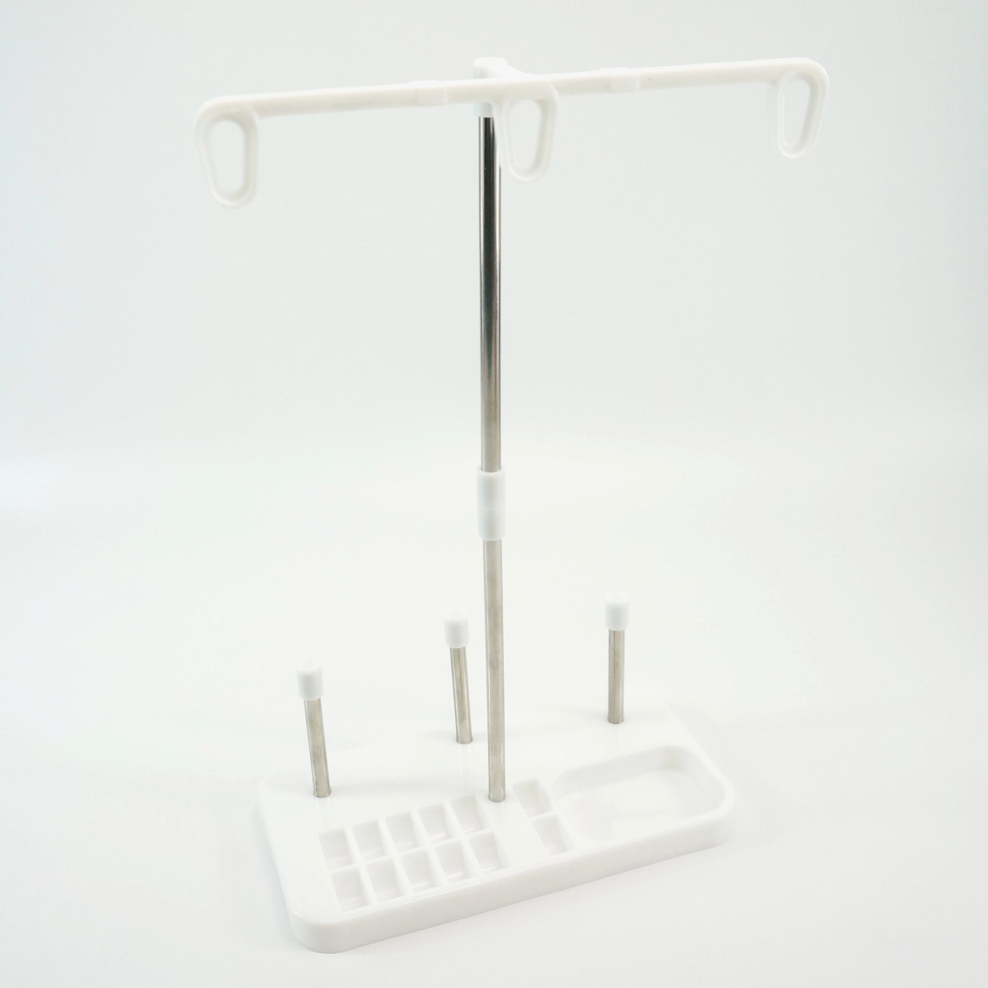 Adjustable C Thread Stand Spool Holder for Sewing Machine Embroidery  Quilting Serger Machines, Thread Smoother Feed, Large Spool Holder