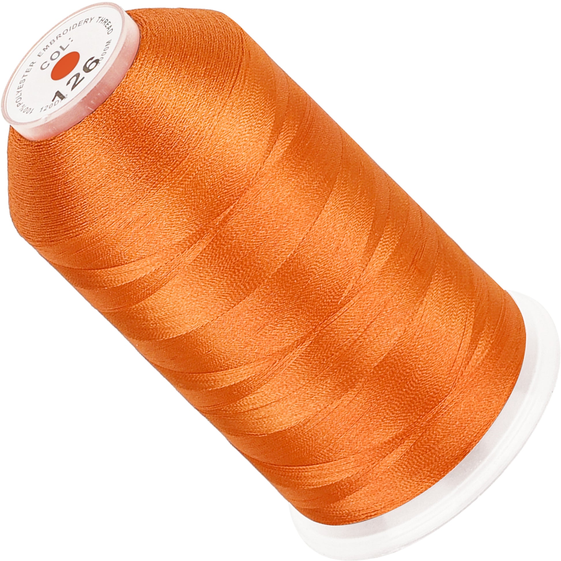 White Machine Embroidery Thread - Large - 5000 Meters —