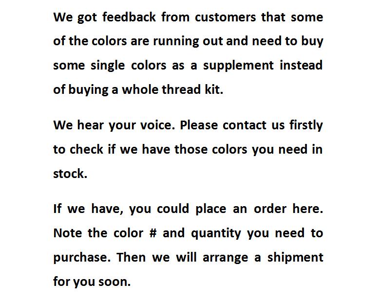 New brothread embroidery machine thread 5000M individual spools（Please place an order and note the color number and quantity）