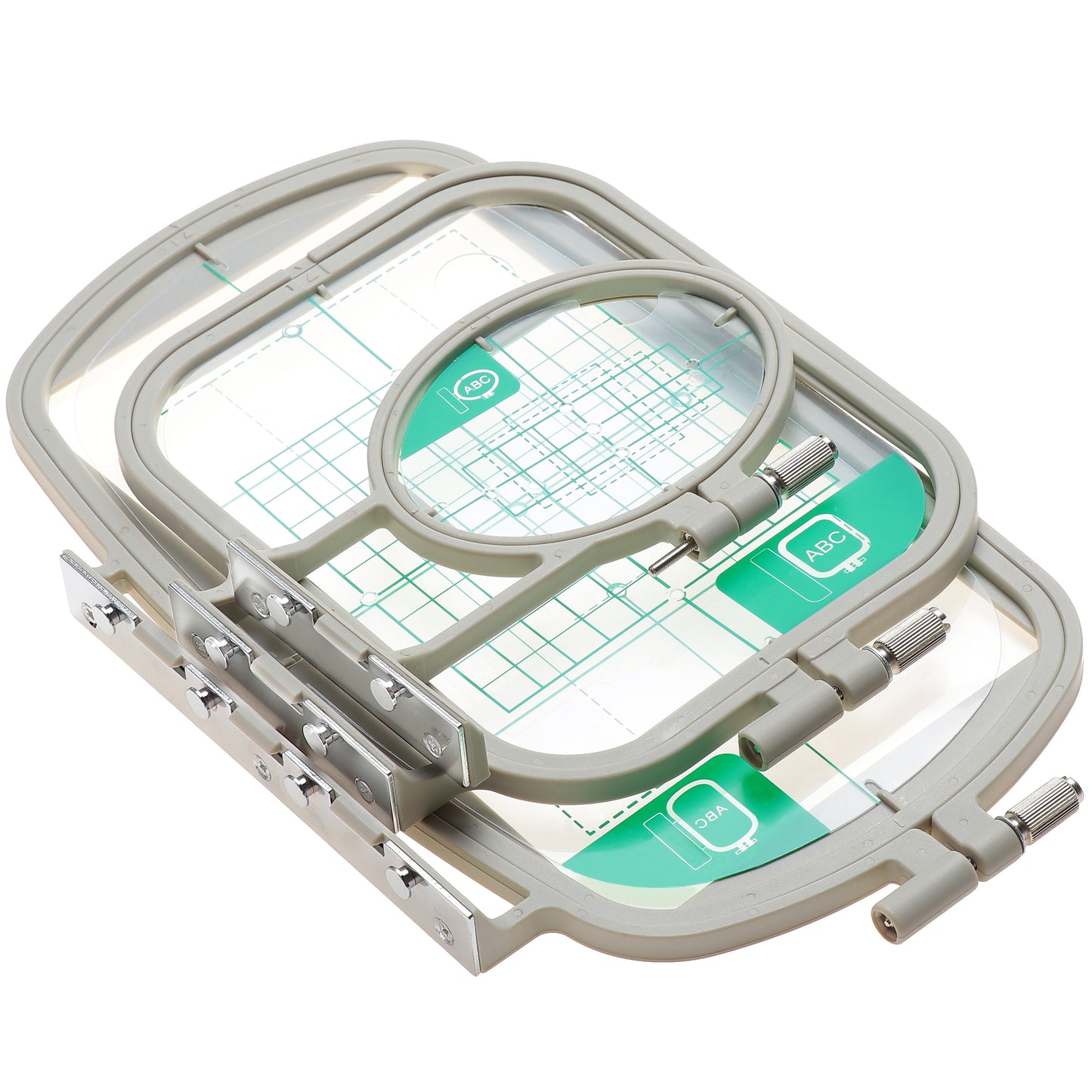 New brothread Embroidery Machine Hoop 3 in 1 Set (SA431+SA432+SA434) for Brother SE625 SE600 SE425 SE400 PE550D PE540D PE535 PE525 PE500 LB5000 LB7000 LB6800 Innovis 990D/900D & Babylock Sofia 2 Verve