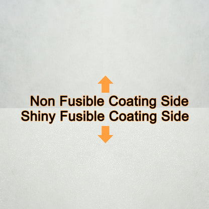 New brothread Fusible Iron on Tear Away Machine Embroidery Stabilizer Backing 12" x 25 Yd roll - Medium Weight 1.8 oz