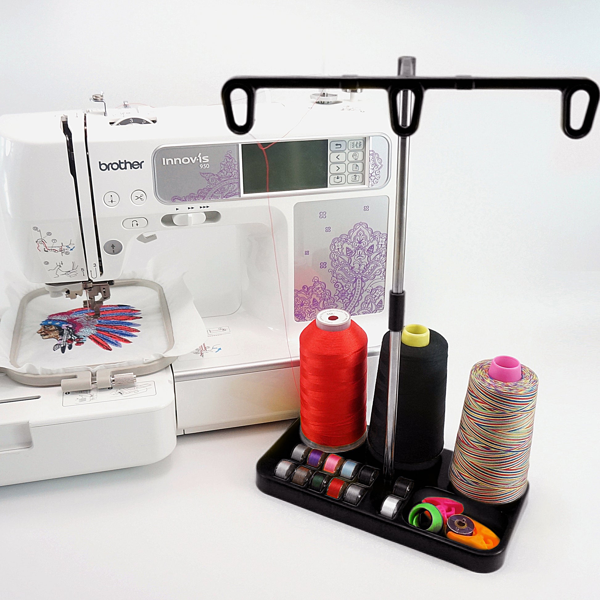 Embroidery Thread 3 Spool Holder for Household Sewing Machine