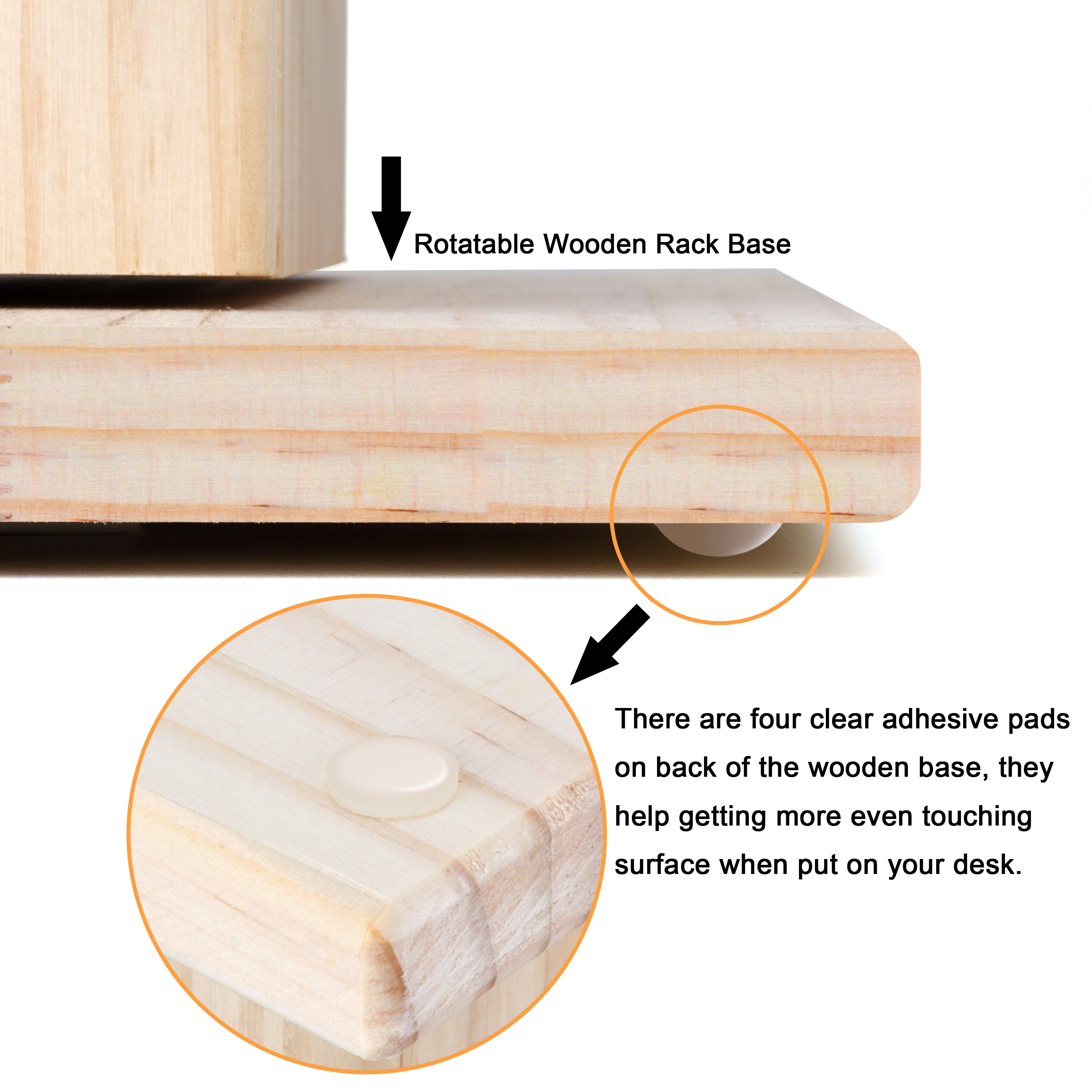 New brothread 84 Spools 360° Fully Rotating Wooden Thread Rack /Thread