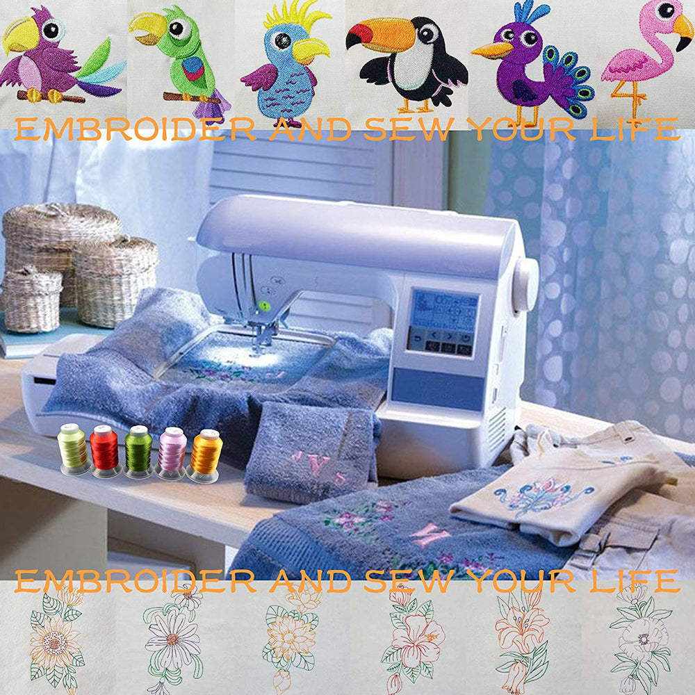 New Brothread 25 Colors Variegated Polyester Embroidery Machine